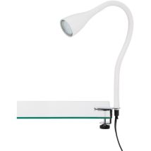 Briloner - Lampe led à pince leuchten elasti, 3 w, 250 lm, IP20, blanc, métal-plastique, incl., 1x GU10, 5,5 x 60 cm