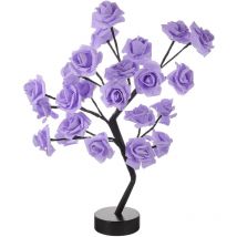 Feiyue - Lampe led Rose Lampe led Arbre Lampe de Table Lampe de Table Décorative led Décoration d'Intérieur