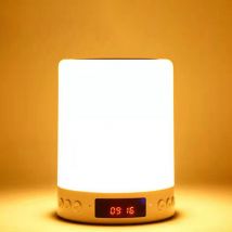 Lampe led Tactile Bluetooth Sans Fil Haut-Parleur Portable Veilleuse Coloree Pour Un Meilleur Sommeil Table de Chevet stol