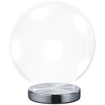 Defibrico - Lampe design, Lampe à poser 7W transparent Ball Transparent en Metal, trio
