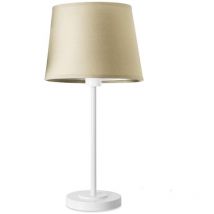 Leds-c4 - Sobremesa Michigan E27 60 Blanco Pantalla No Incluida para Interior de Mesa en Comedor, Dormitorio, Oficina