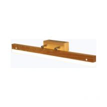 Lampe Miroir Salle de Bain led Bois Applique Salle de Bain 40cm led Applique Murale Interieur en Bois Lampe Murale pour Chambre Couloir