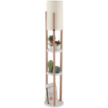 Lampe mit 3 runden Ablagen H135 cm - CIRCLE