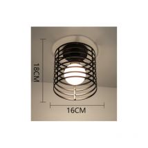 Lampe murale géométrique en fer forgé pour le salon, la cuisine, le grenier, la salle à manger, le café (ampoule non incluse) Sept couches de lumière