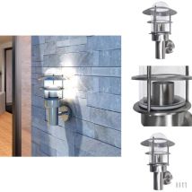 Vidaxl - Lampe murale led de patio Acier inoxydable - Applique Murale - Éclairage Extérieur - Luminaire Extérieur - Lampe Murale - Inox