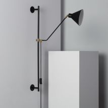 Lampe Murale Orientable Métal Oga Noir