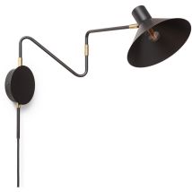 Lampe Murale Orientable Métal Aleya Noir