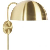 Beliani - Lampe Murale Rétro Glam Éclairage d'Ambiance Salon Chambre en Métal Acier Doré Wampu