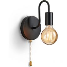 Lampe murale Vintage sans lumière avec interrupteur lampe murale intérieure lampe murale industrielle noire lampe murale Vintage E27 antique lampe