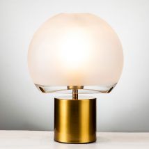 Drimmer - Lampe Nevora métal doré 25x25x33cm