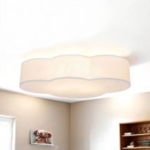Licht-erlebnisse - Lampe nuage chambre enfant Luminaire blanc wolki