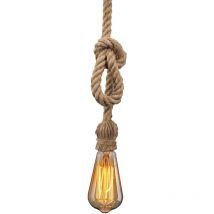 Lampe pendante vintage E27, lampe pendante de chambre à coucher, lampe de cuisine, plafonnier, lampe de plafond rustique vintage, parfaite pour une
