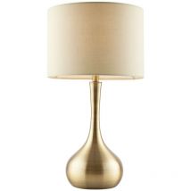 Endon Piccadilly - Lampe tactile de table en laiton doux, E14