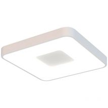 Akunadecor - Inspired Mantra Fusion Coin Coin Plafonnier Carré 80W led Avec Télécommande 2700K-5000K, 3900lm, Blanc, 3 ans de Garantie