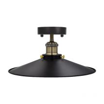 Enuotek - Plafonnier Industriel, Suspension Luminaire Vintage et Douille de Lampe Edison E27, pour Salle à Manger, Cuisine, Salon, Garage, Atelier