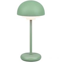 Reality Leuchten - elliot R52306149 lampe de table d'extérieur avec batterie en plastique vert pistache et 2 led w