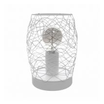 Lampe à poser Éole - Blanc - Culot E27 - DeliTech