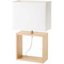 Lampe de table carré esprit scandinave