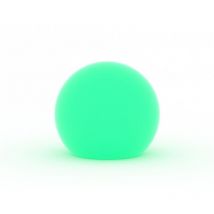 Monacis - Lampe à poser ronde boule sphérique mod. Hoop ø 40 cm Lumière Verte avec alimentation par Câble