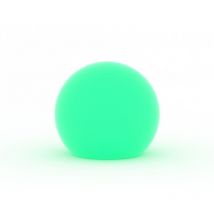 Monacis - Lampe à poser ronde boule sphérique mod. Hoop ø 50 cm Lumière Verte avec alimentation par Câble