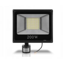 Lampe projecteur LED 200W AVEC CAPTEUR DE MOUVEMENT PREMIUM