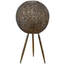 La Grande Prairie - Lampe rayonnement doré sur pied 31x31x33cm