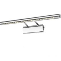 Ladacèe - Lampe Salle de Bain Mirroir led 5W Applique Murale Lumière Tableau étanche IP44 Réglable 180°avec Interrupteur en Acier Inoxydable