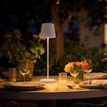 Millumine - Lampe sans fil puissante extérieure Lume blanc