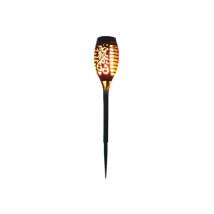 Lampe solaire 12 led 54cm Décor de jardin extérieur à lumière vacillante