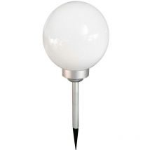 Lampe solaire en plastique+aluminium. kula 15cm+