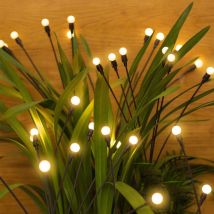 Lampe Solaire Extérieur, 2 Pièces Luciole Solaire Extérieur Jardin, Lumières Solaire Extérieur Jardin