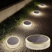 Bluedeer - Lampe Solaire Exterieur, Lot de 2Lumiere Extérieur Terrasse Sol Jardin extérieur lumière décorative lumière de pelouse lumière de paysage