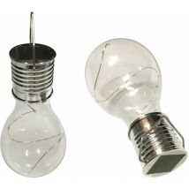 Lampe solaire Juno cinq leds blanches avec Moonlight -Clear Twilight Capteur