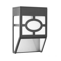 Lampe solaire mur Led clôture Lumières sans fil détecteur de mouvement 2 Réglage Modes étanche pour Jardin Patio extérieur