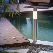 Borne solaire élégante Pole Light bi couleur