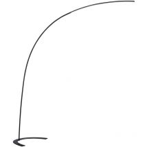 Frankystar - Lampe sur pied led courbée Shanghai noire de 210 cm x 200 cm