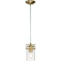 Kichler - Elstead Brinley Dome Suspension Plafonnier Laiton Brossé