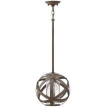 Hinkley - Elstead Carson Plafonnier Suspension Sphérique Fer Vintage, IP44