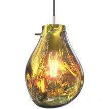 Privatefloor - Lampe de plafond en verre - Suspension design - Vera Doré