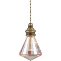 Lampe suspendue en cristal décorative en forme de boule pour fenêtre, ornement suspendu, rideau, accessoires