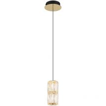 Globo Lighting - Lampe suspendue lampe en cristal lampe suspension led or antique métal clair salle à manger