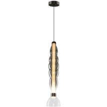Suspension – Lampe suspendue fumée 18W – Verre, métal – IP20, 2346 lm, 3000 K – Lucco