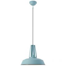 Mexlite - suspension Eden - bleu - métal - 42 cm - E27 (grande raccord) - 7704BL - Bleu