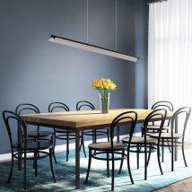 Globo Lighting - Lampe suspendue suspension salon lumière hauteur réglable verre led l 100 cm