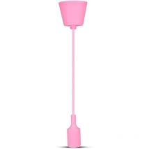 Suspension Rose intérieur pour ampoule E27