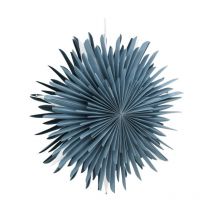 Paris Prix - Lampe Suspension Design 'Selen' 46cm Bleu