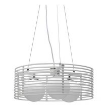 Gabbia - Suspension en métal blanc