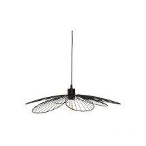 Lampe Suspension en Métal "Fleur" 90cm Noir