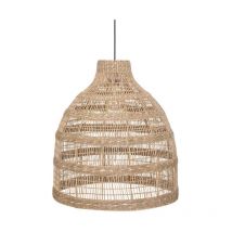 Lampe Suspension en Osier 'Seav' 50cm Beige