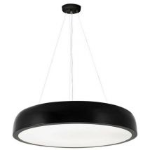 Faro Cocotte Cylindrical Pendant Black 43cm 3000K